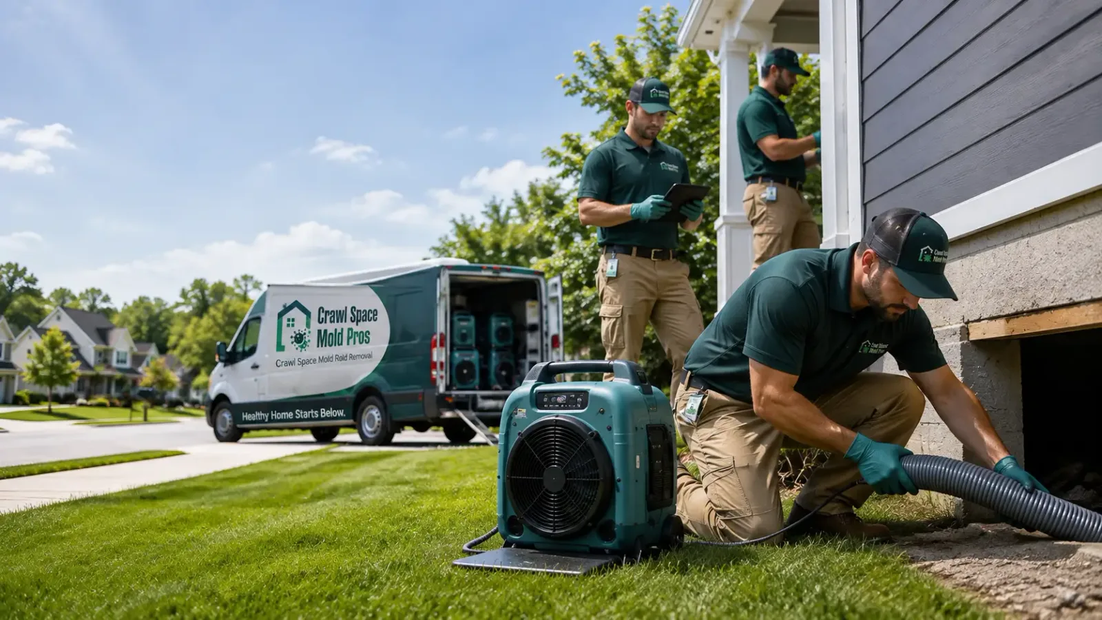Crawl Space Mold Removal in Dante, SD